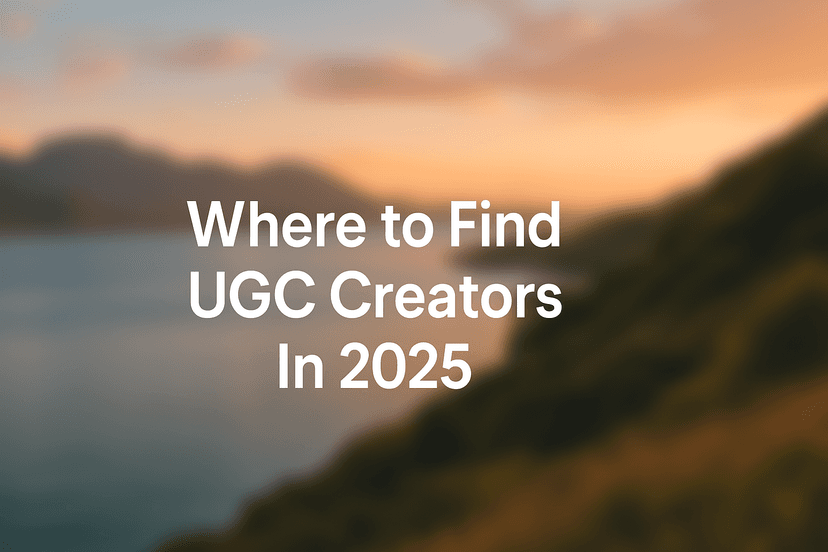 Cover Image for Where to find UGC Creators in 2025?